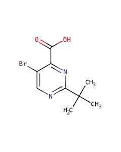 Astatech 5-BROMO-2-(TERT-BUTYL)PYRIMIDINE-4-CARBOXYLIC ACID; 1G; Purity 95%; MDL-MFCD11870586